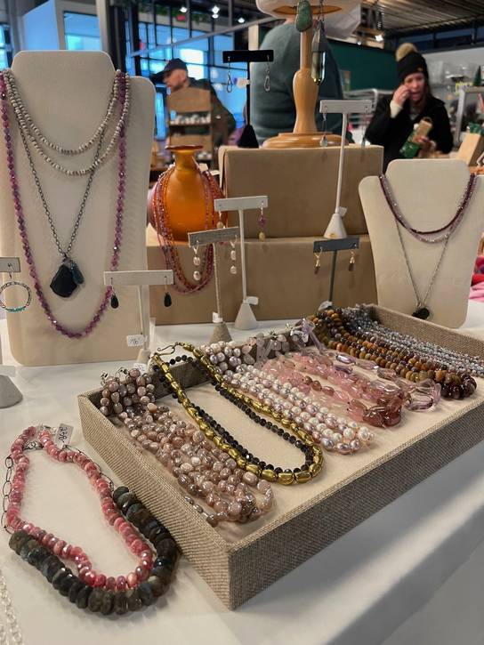 Handmade jewelry by Ellen Schmidt Jewelry makes thoughtful, one-of-a-kind holiday gifts.